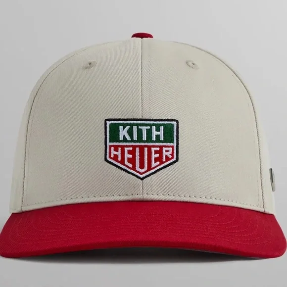 KITH TAG HEUER コラボ TWO TONE AARON CAP Buy Kith White x TAG Heuer Formula 1 Two-tone Aaron Cap For Men